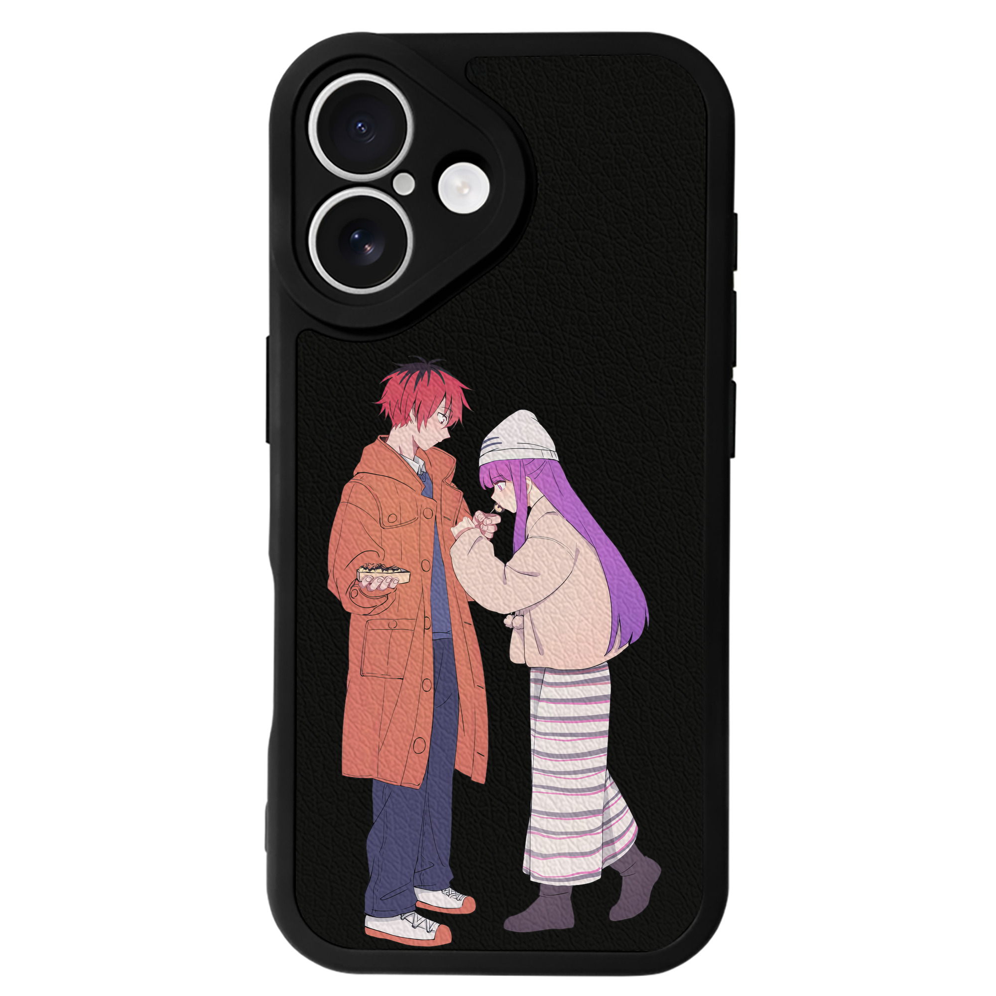 （画像用） 葬送のフリーレン Frieren 【iPhone 16シリーズ対応】シリコンスマホケース（レザー調） 材質：シリコン